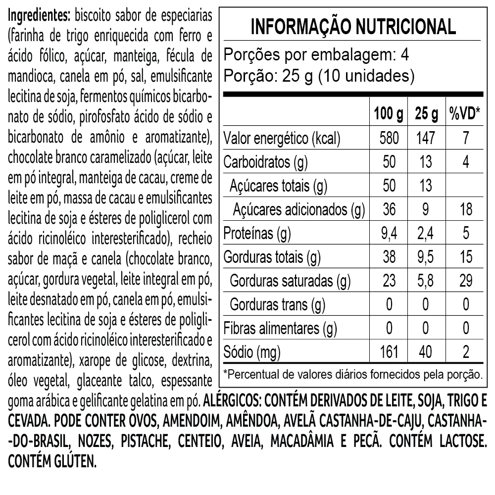 Drageado Bytes Alemanha Strudel de Maçã 100g - foto 3