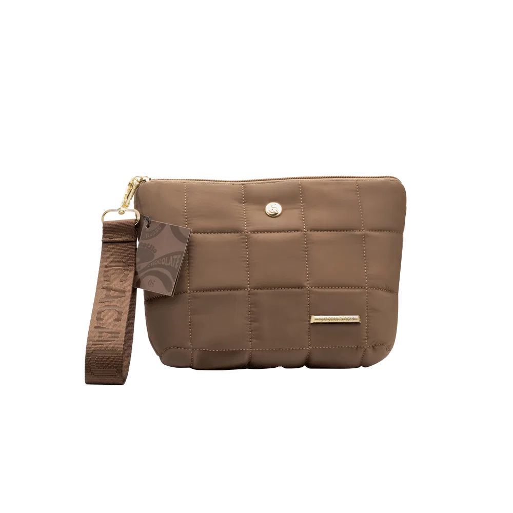 Necessaire Puffer Marrom Cacau Show - foto 1